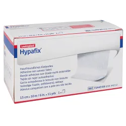 Hypafix 5 cm x 20 m | Bulkverpakking met gesneden omslagpapier, zonder PZN | 12 Stück